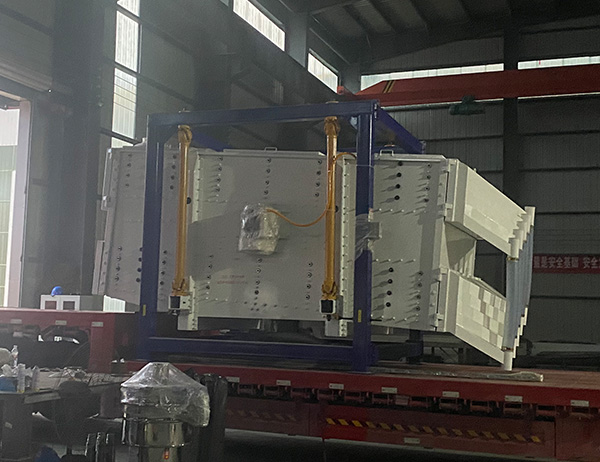 篩樹脂砂處理量100噸一小時(shí)，精度90%以上用什么篩機(jī)？