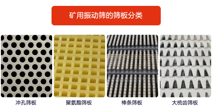 <a href='http://m.durkalk.com' title='振動(dòng)篩' target='_blank'>振動(dòng)篩</a>篩板種類